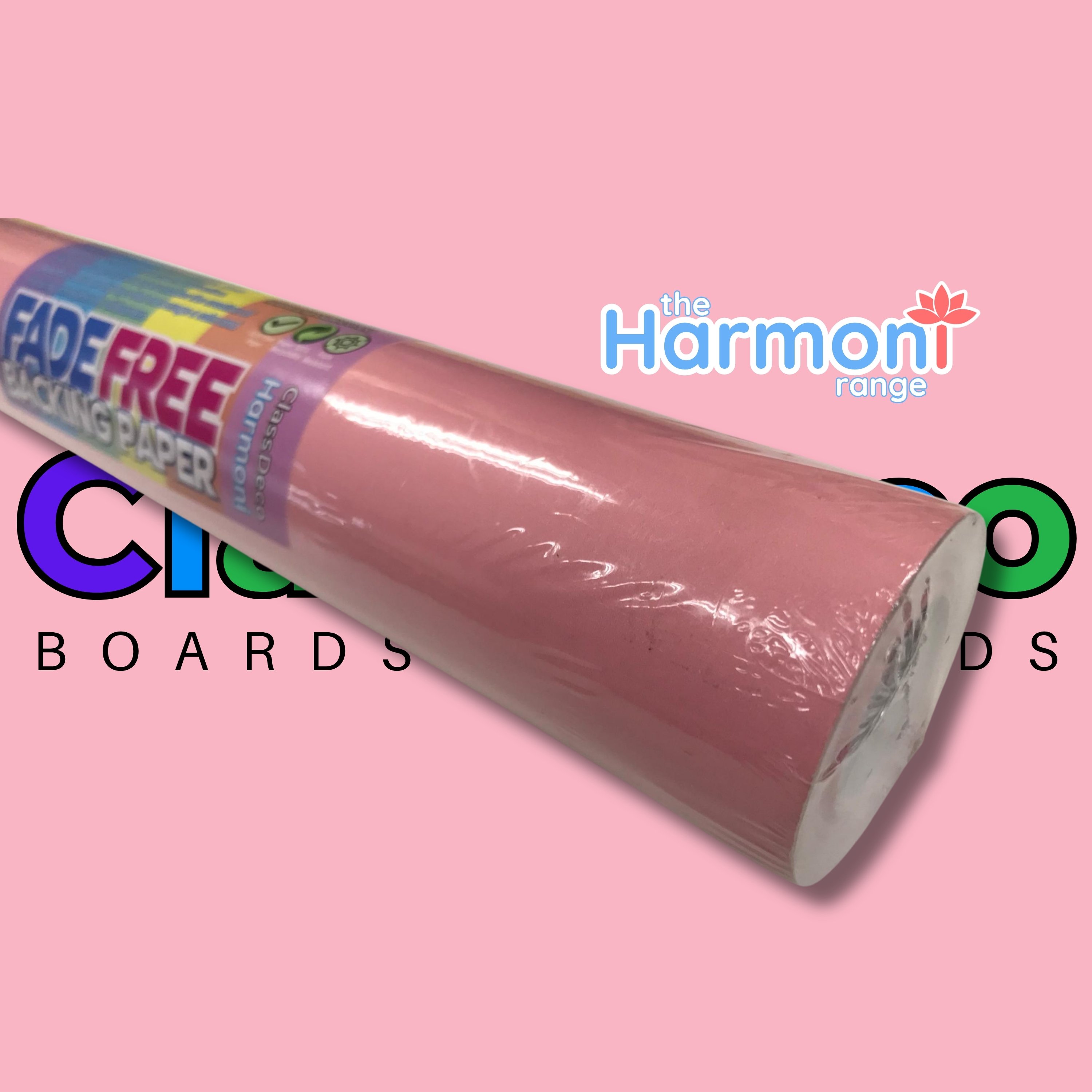 FadeFree Backing Paper - "Harmoni" Blush Pink (15m) 