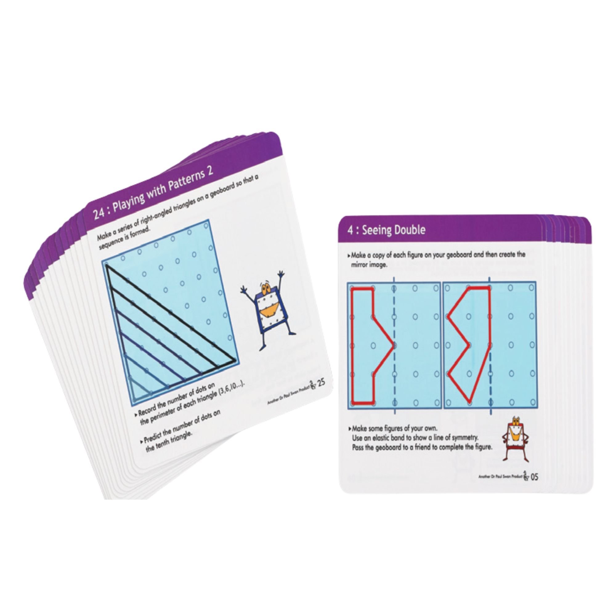 Geoboard Activity Cards 24