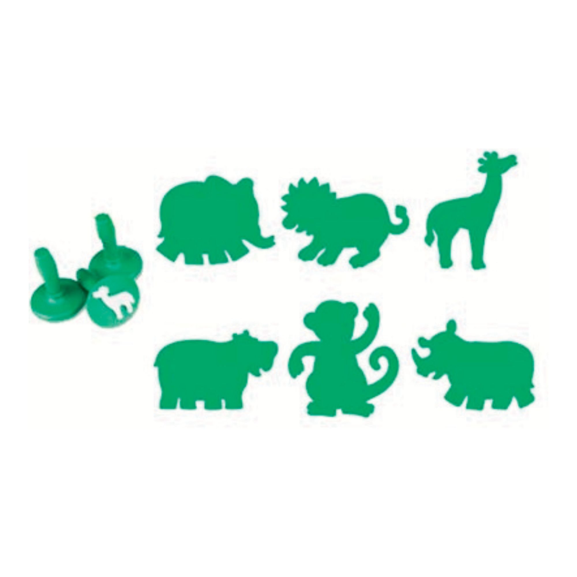 Stampers with Handles - Wild Animals (6 piece)