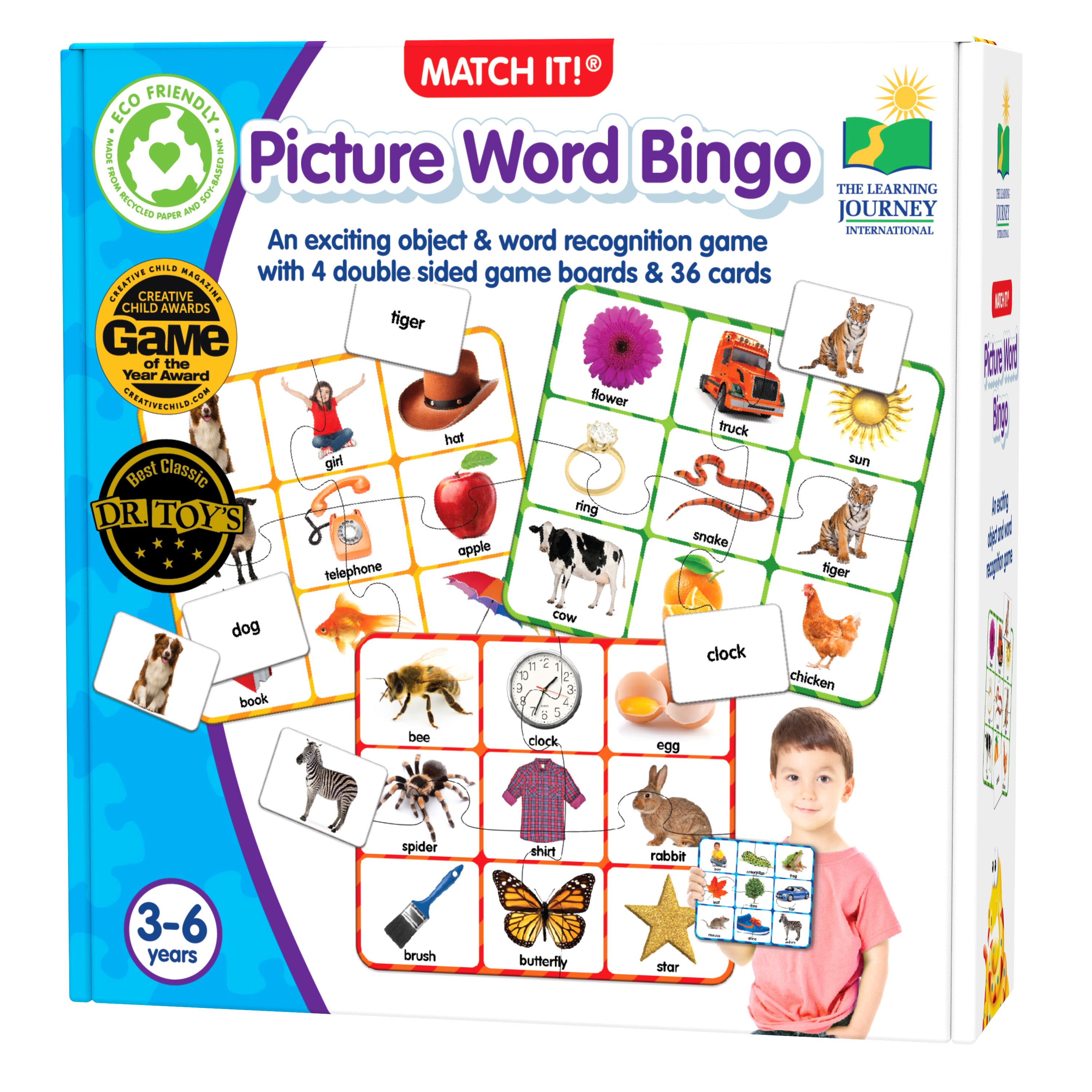Match It! Picture Word Bingo