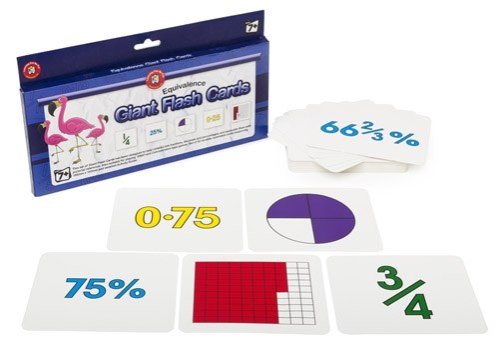 Giant Equivalence Flash Cards