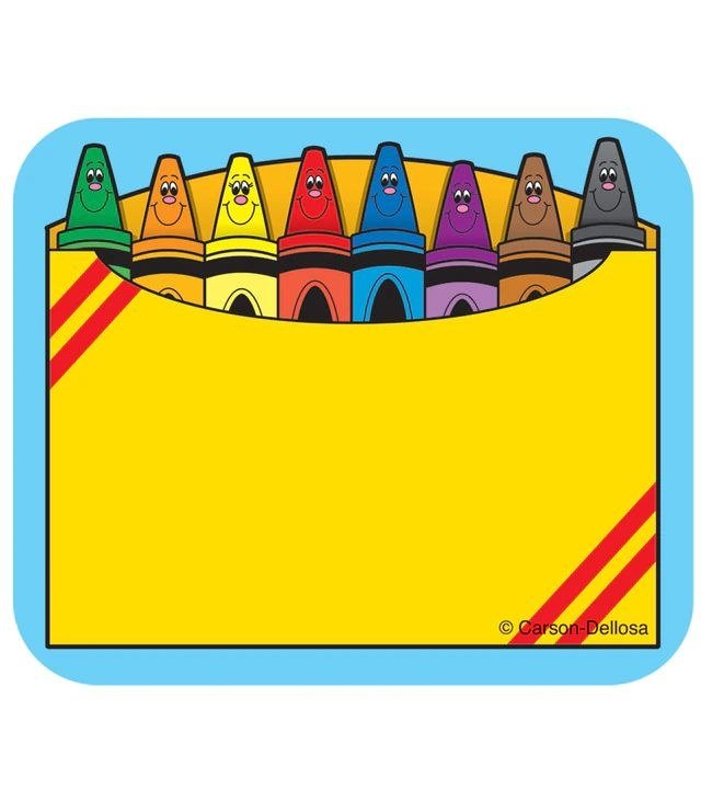 Crayon Nametags