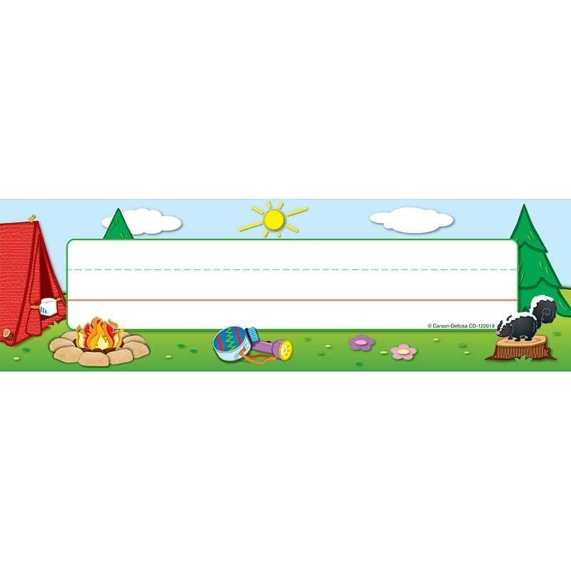 Desk Name Plates - Camping (36)