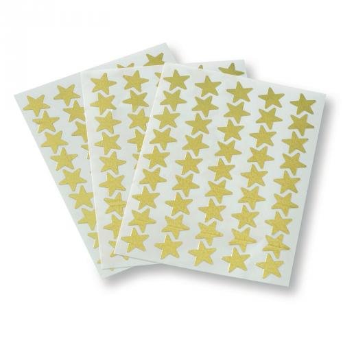 Self Adheshive Merit Stars - Gold (150)