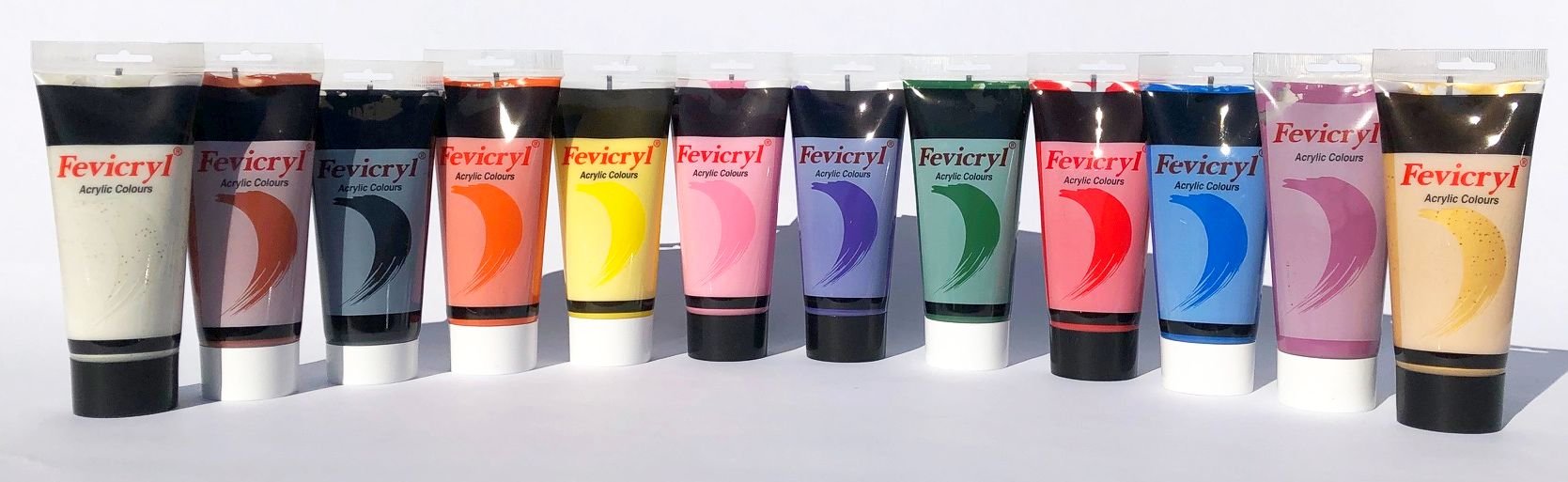 Fevicryl Acrylic Paint 200ml - Red