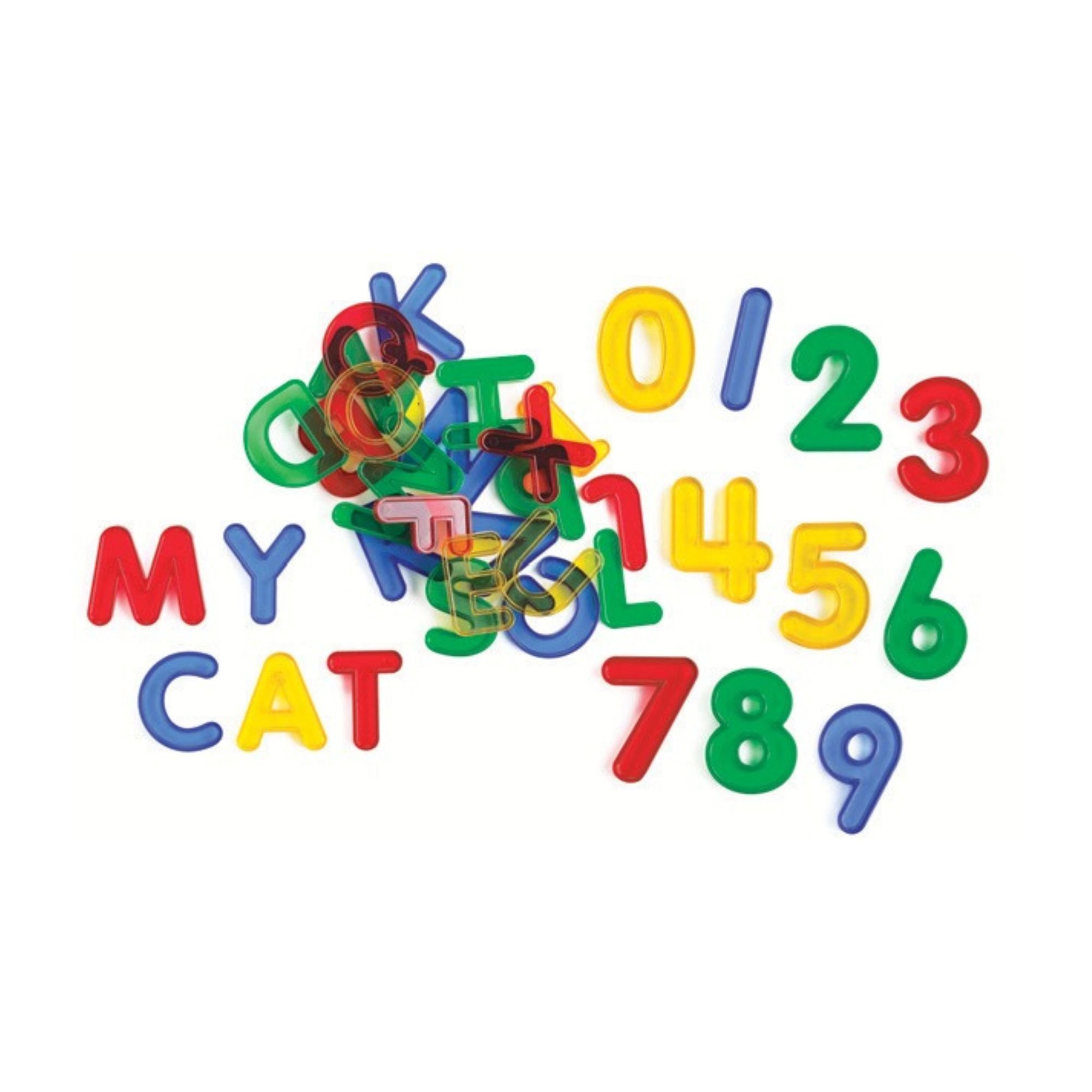 Transparent Letters and Number