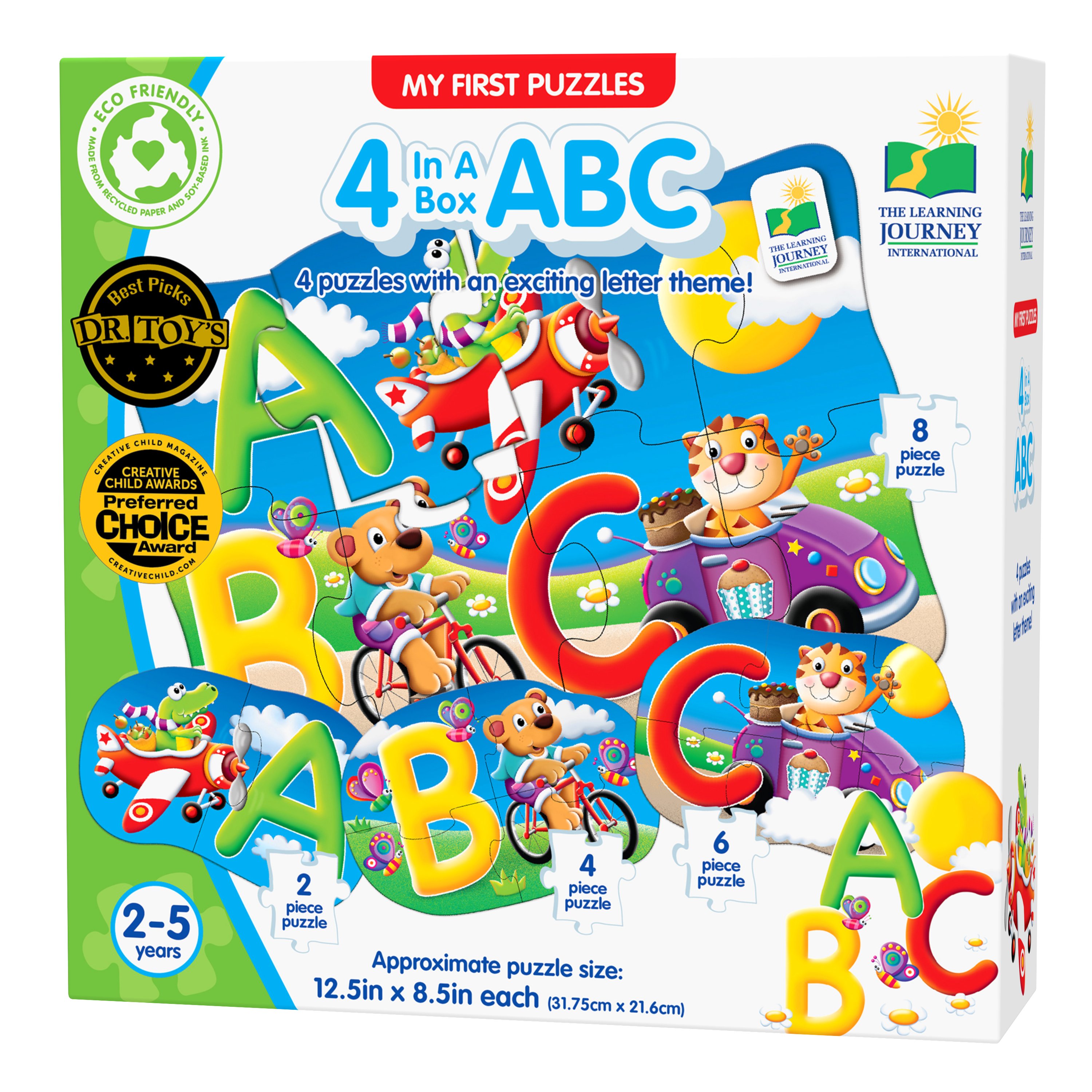 My First Puzzles - 4 In A Box ABC Puzzle