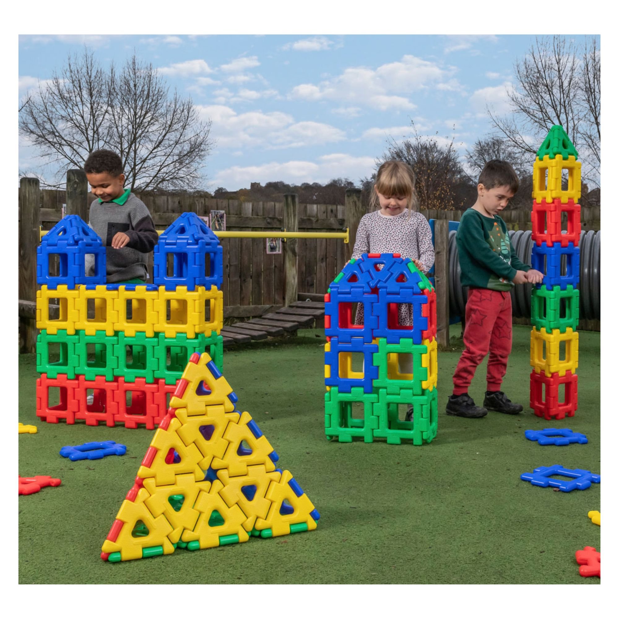 Giant Polydron Super Value Set (160 pce)