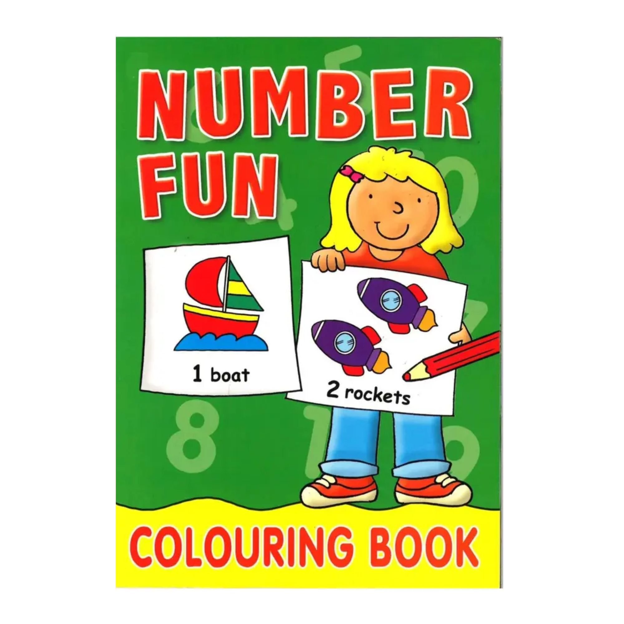 Colouring Book - Number Fun 2