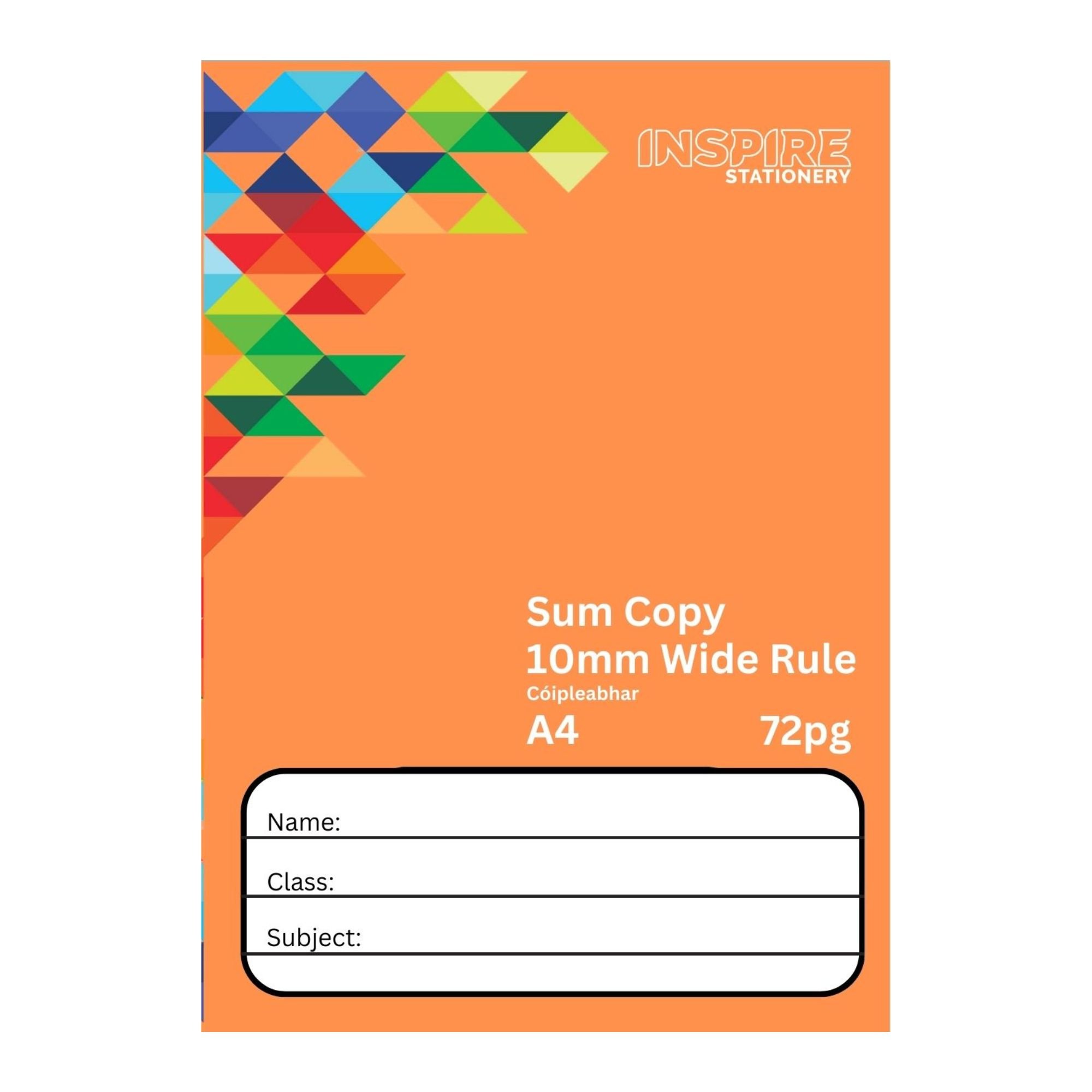 A4 Sum Copy 10mm - 72pg
