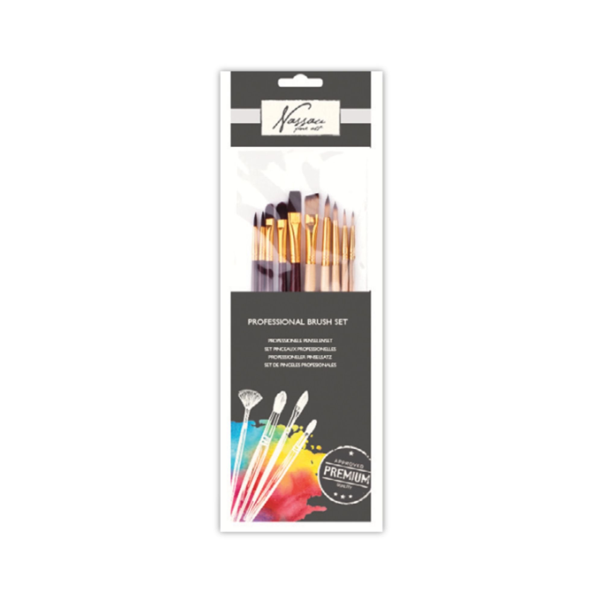Nassau Professional Brush set (10 piece)