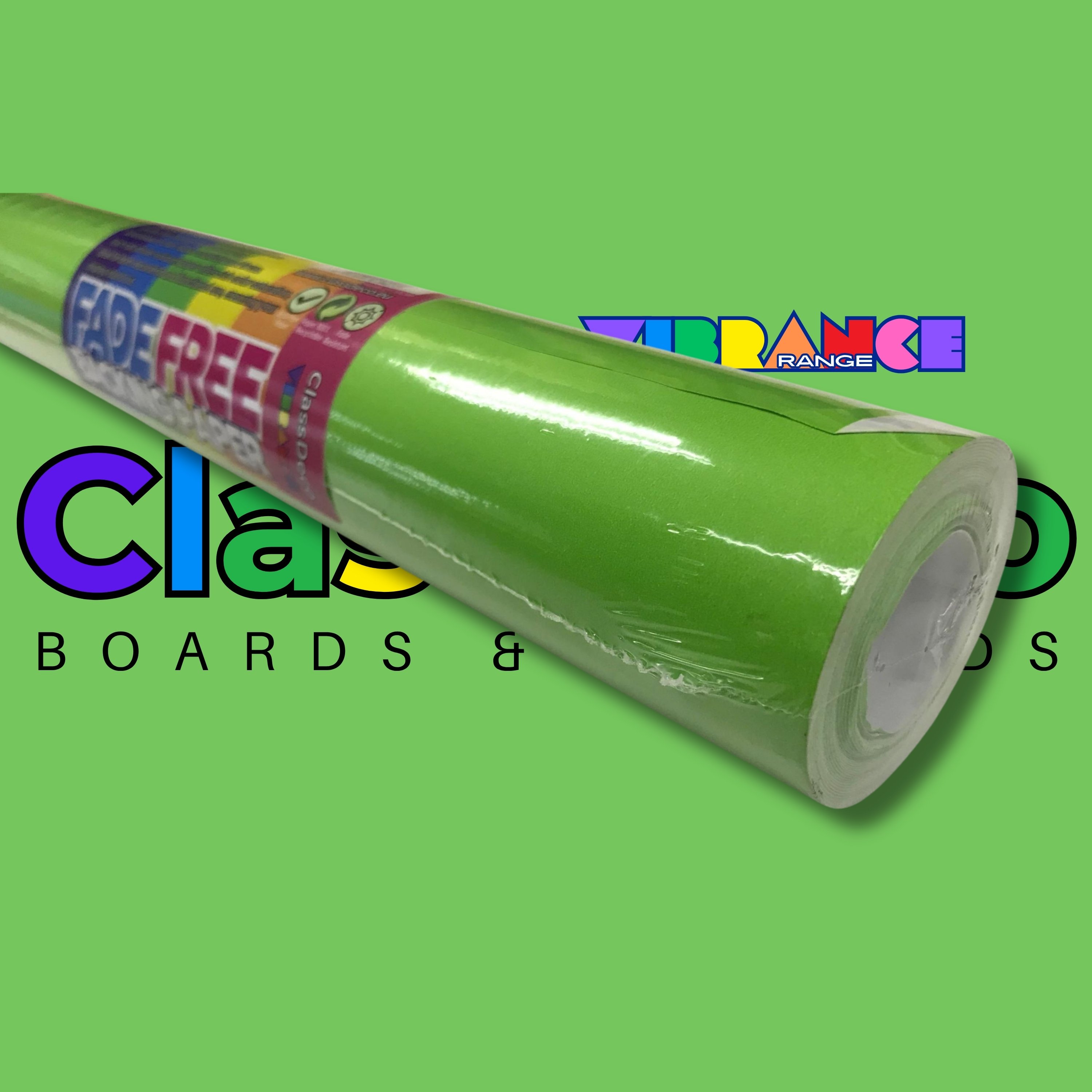 FadeFree Backing Paper - "Vibrance" Light Green (15m) 