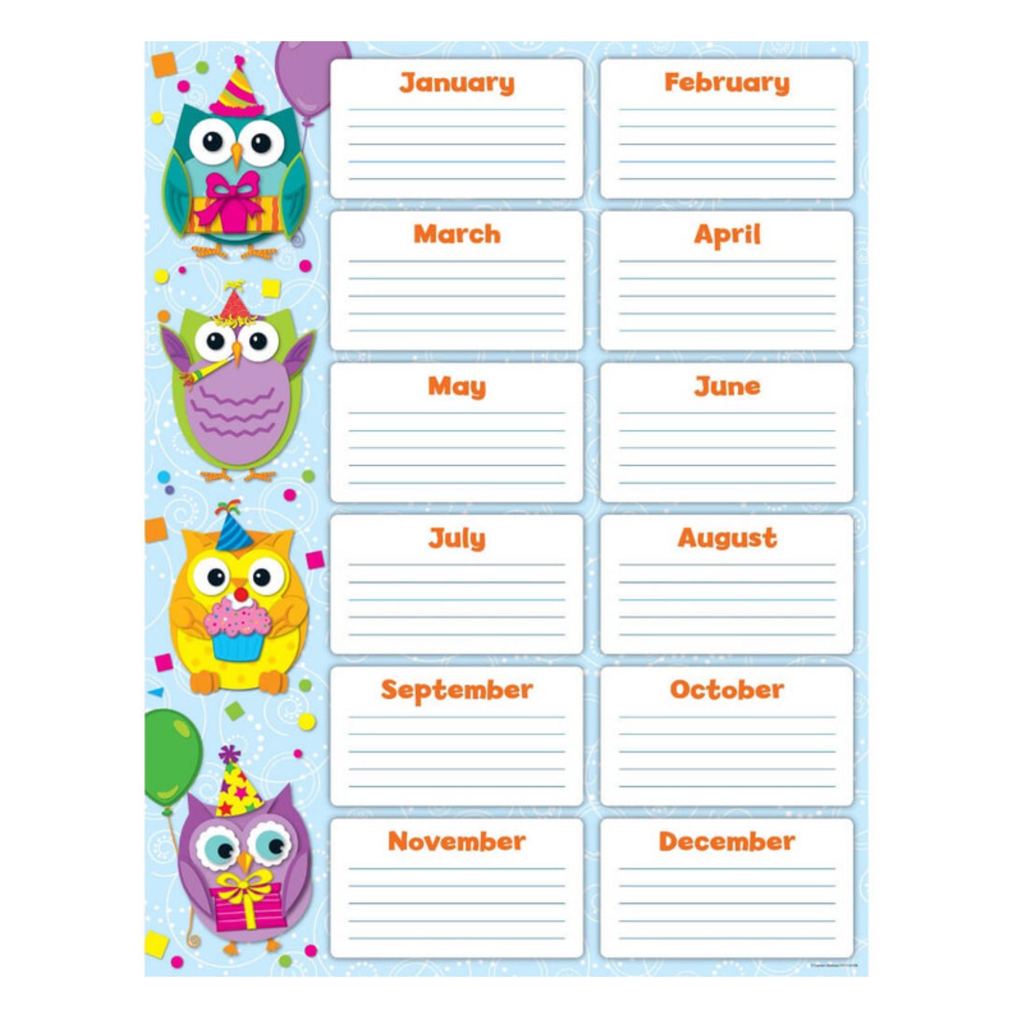 Poster - Owls Happy Birthday