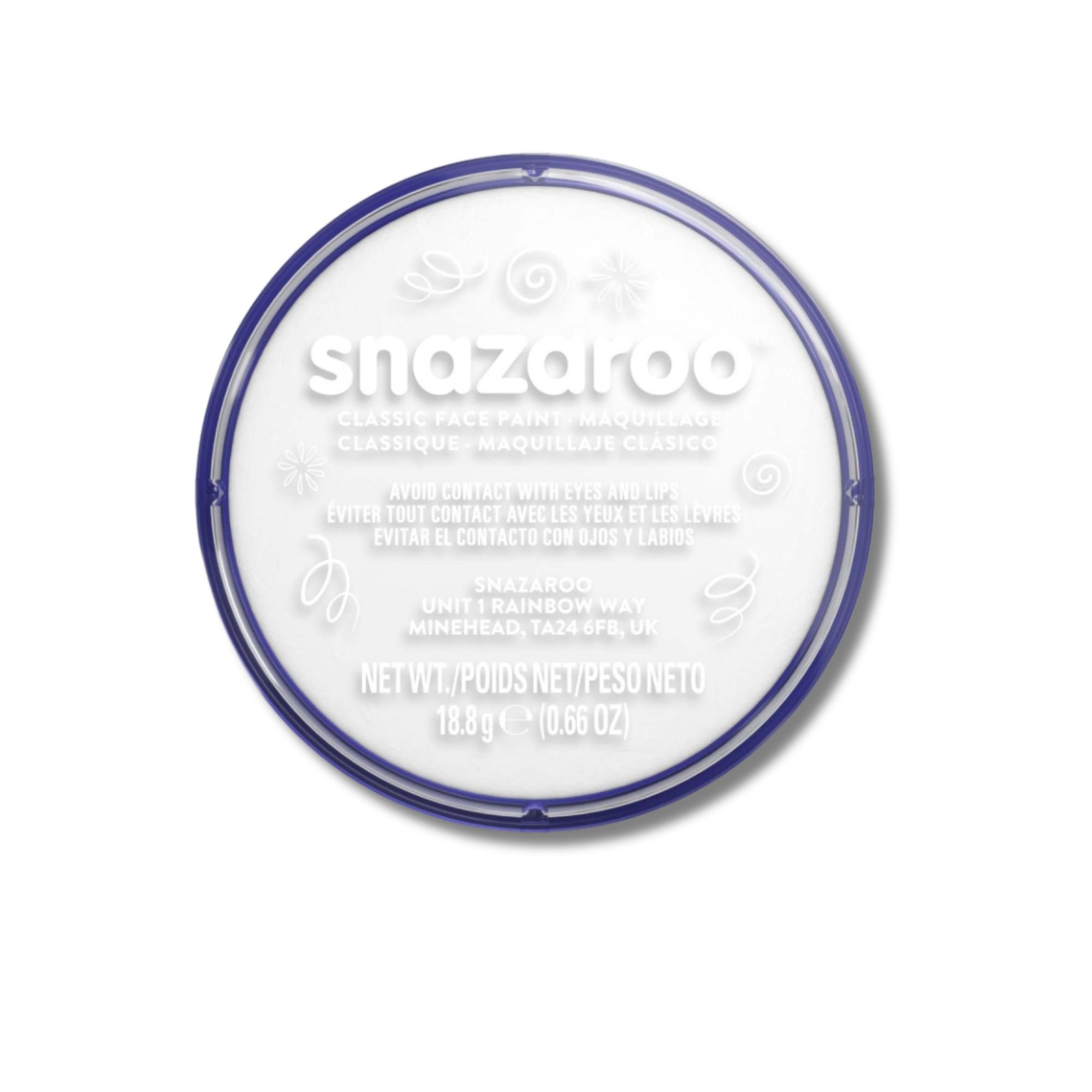 Snazaroo Face Paint - White (18ml)