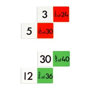 Number Fraction Dominos