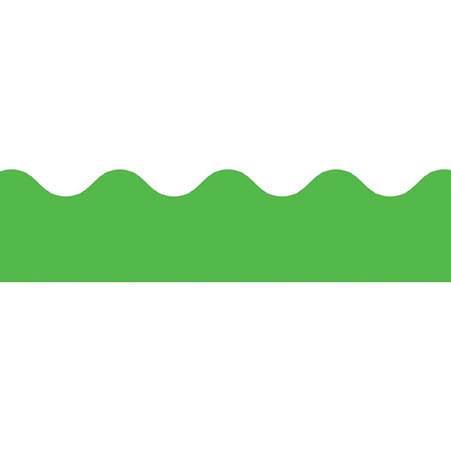 Scalloped Trimmer - Green