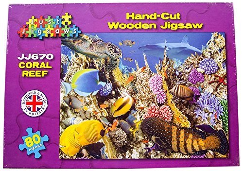 Wooden Jigsaw - Coral Reef (80 piece)