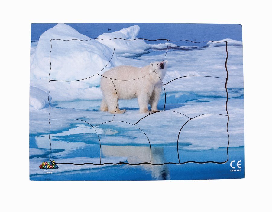 Jigsaw - Endangered Animals - Polar Bear (10 piece)