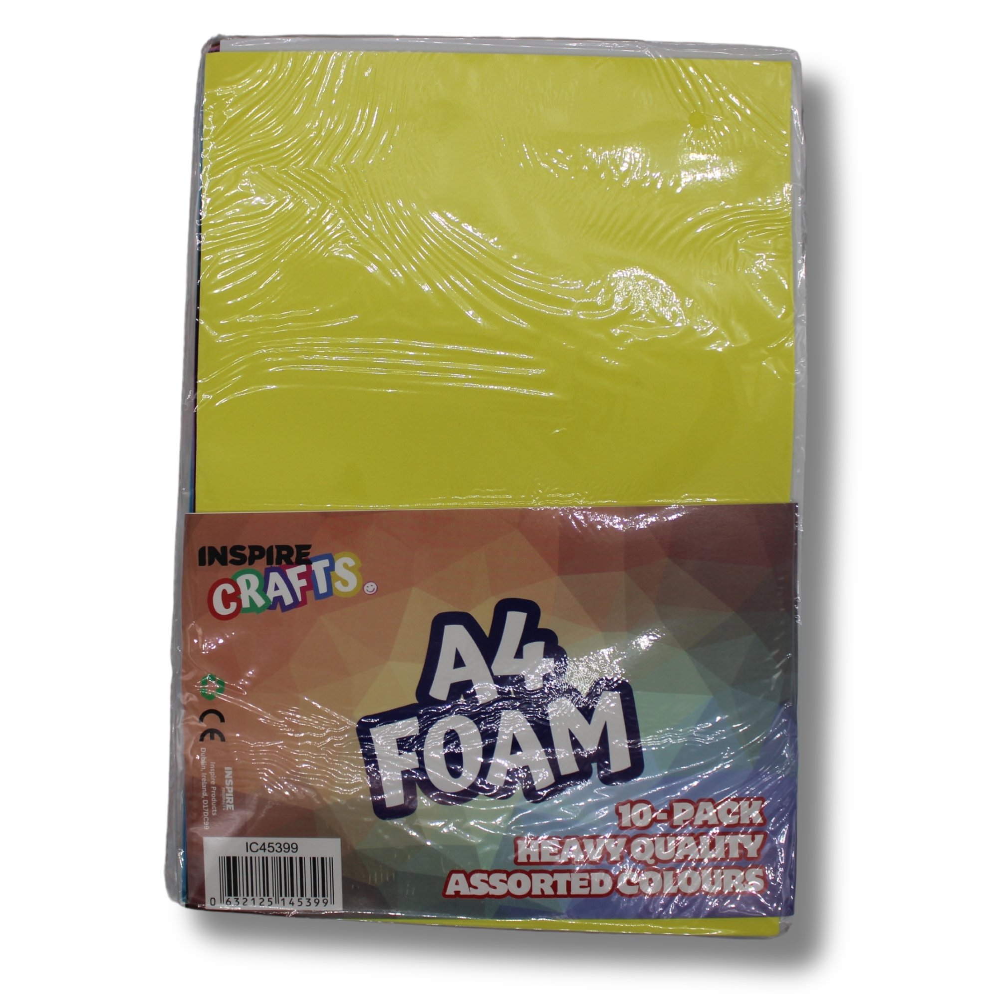 A4 Assorted Coloured Foam Sheets (10)