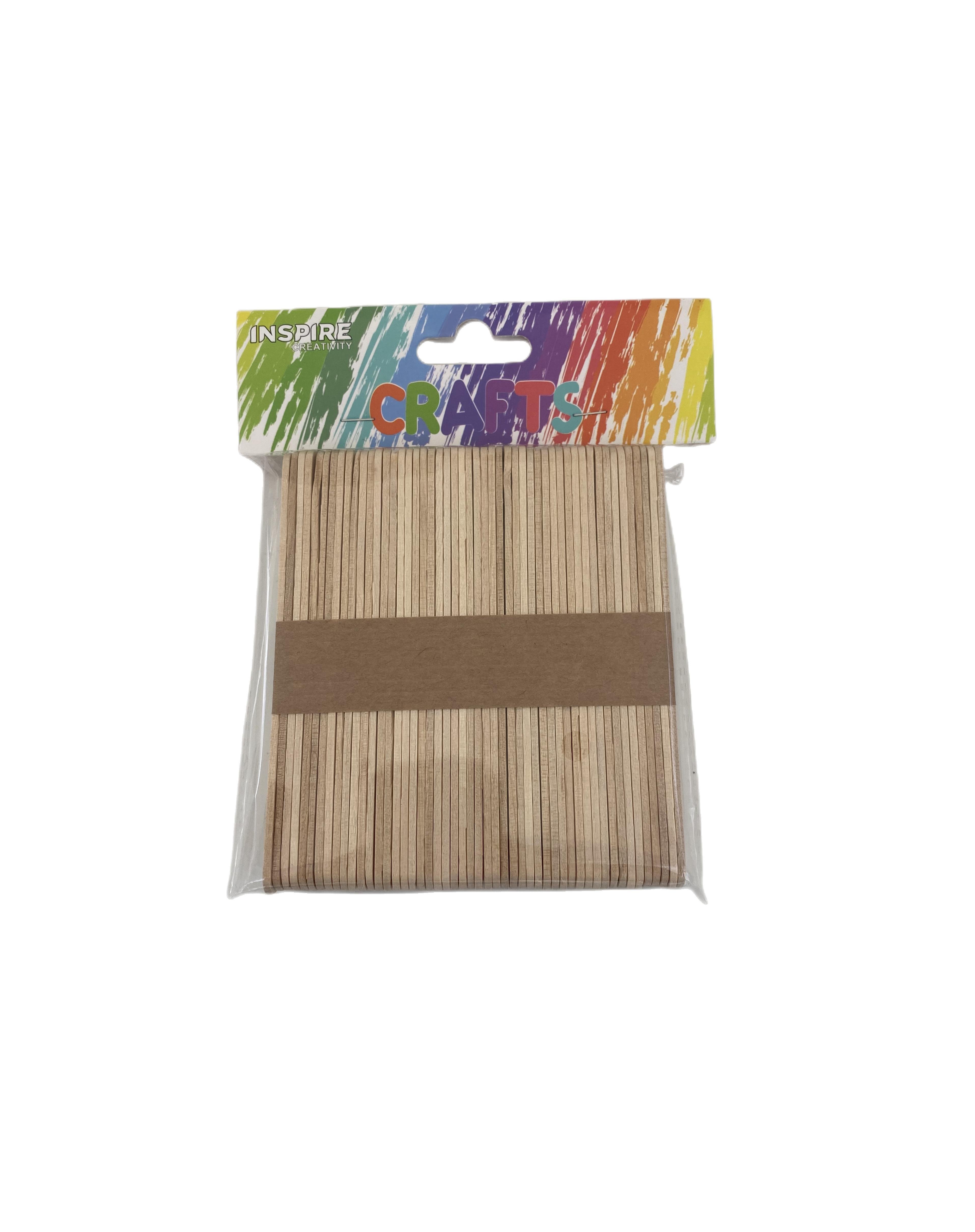Lollipop Sticks - Natural (100)