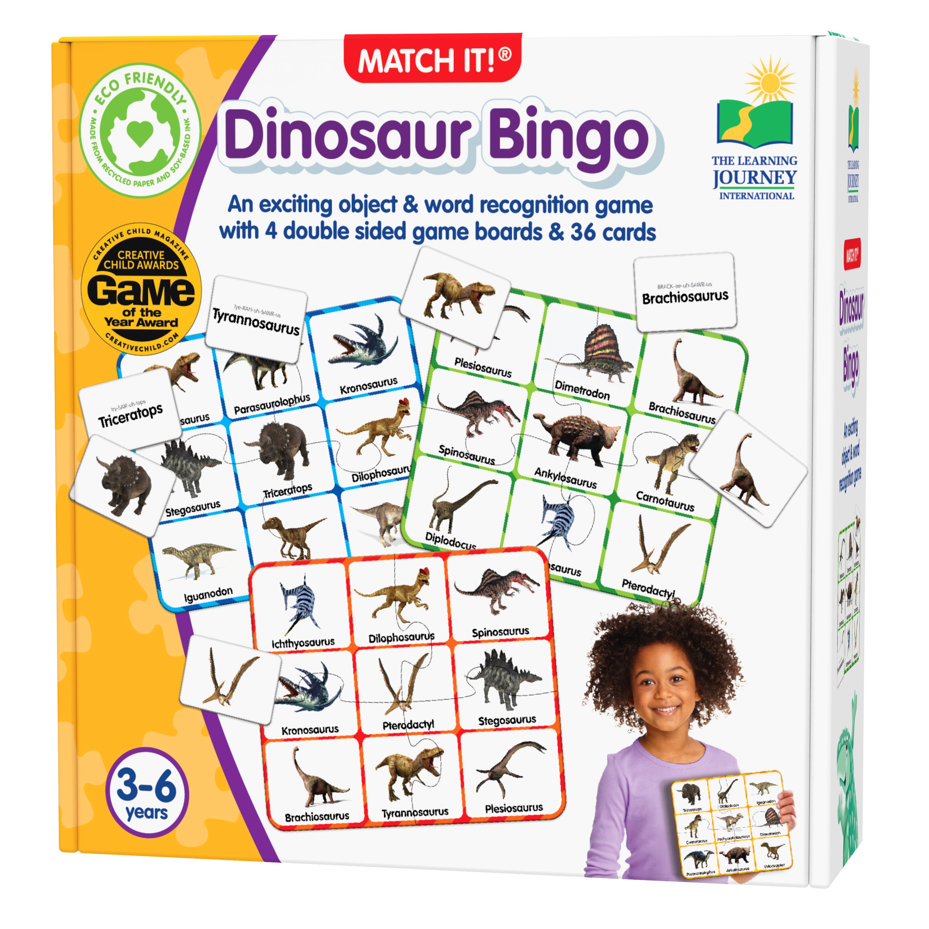 Match It! Dinosaur Bingo