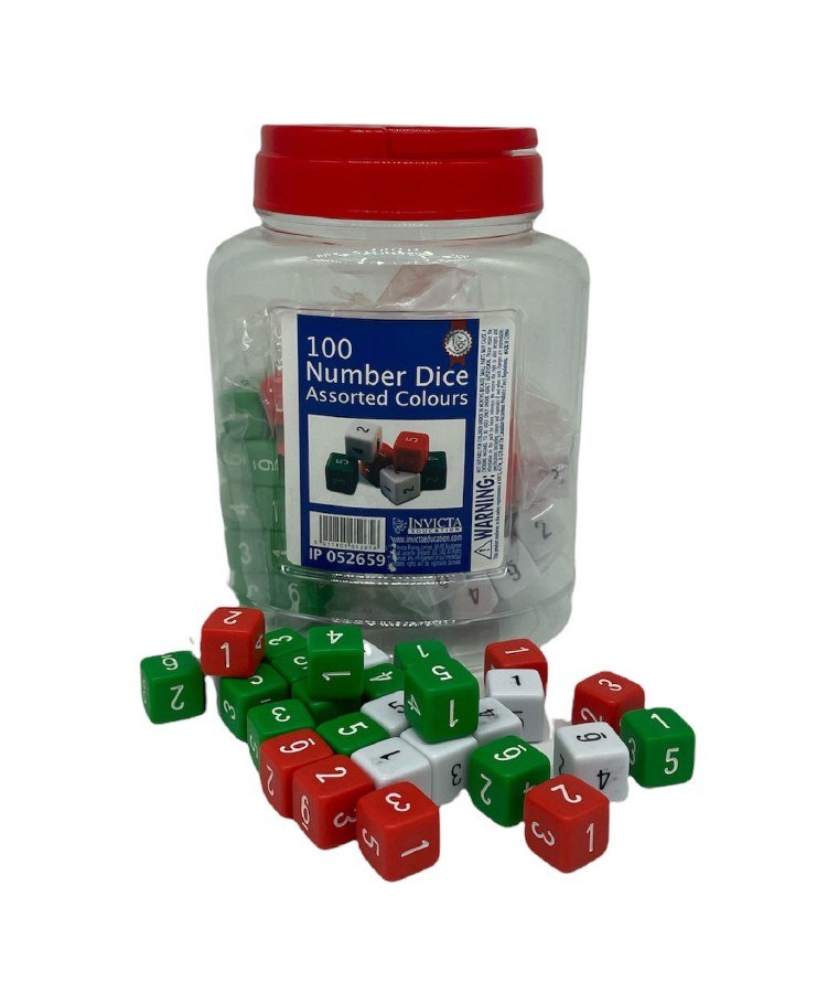 Number Dice (100)