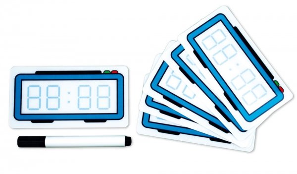 Digital Clock Cards