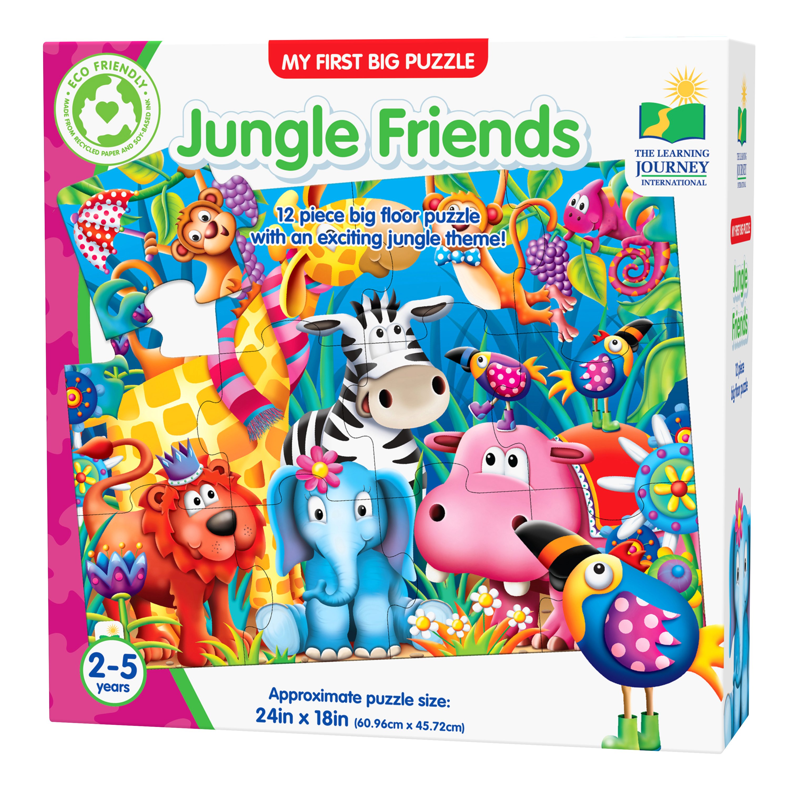 My First Big Puzzle - Jungle Friends Floor Puzzle (12 piece)