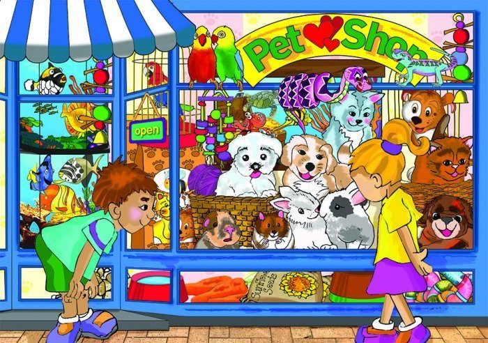 Wooden Jigsaw - Petshop (36 Pieces)