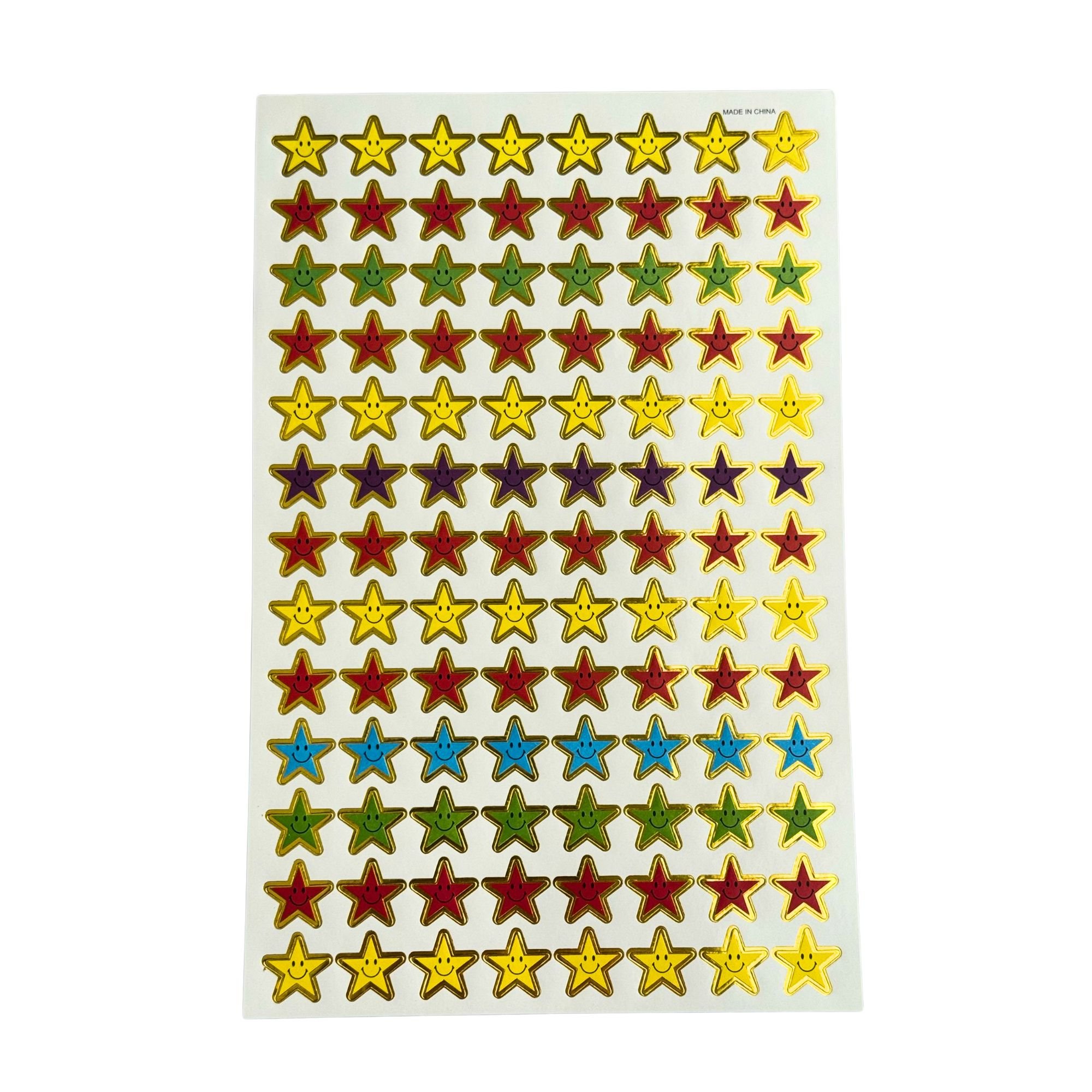 Star Stickers - Size 20mm (510 pack)