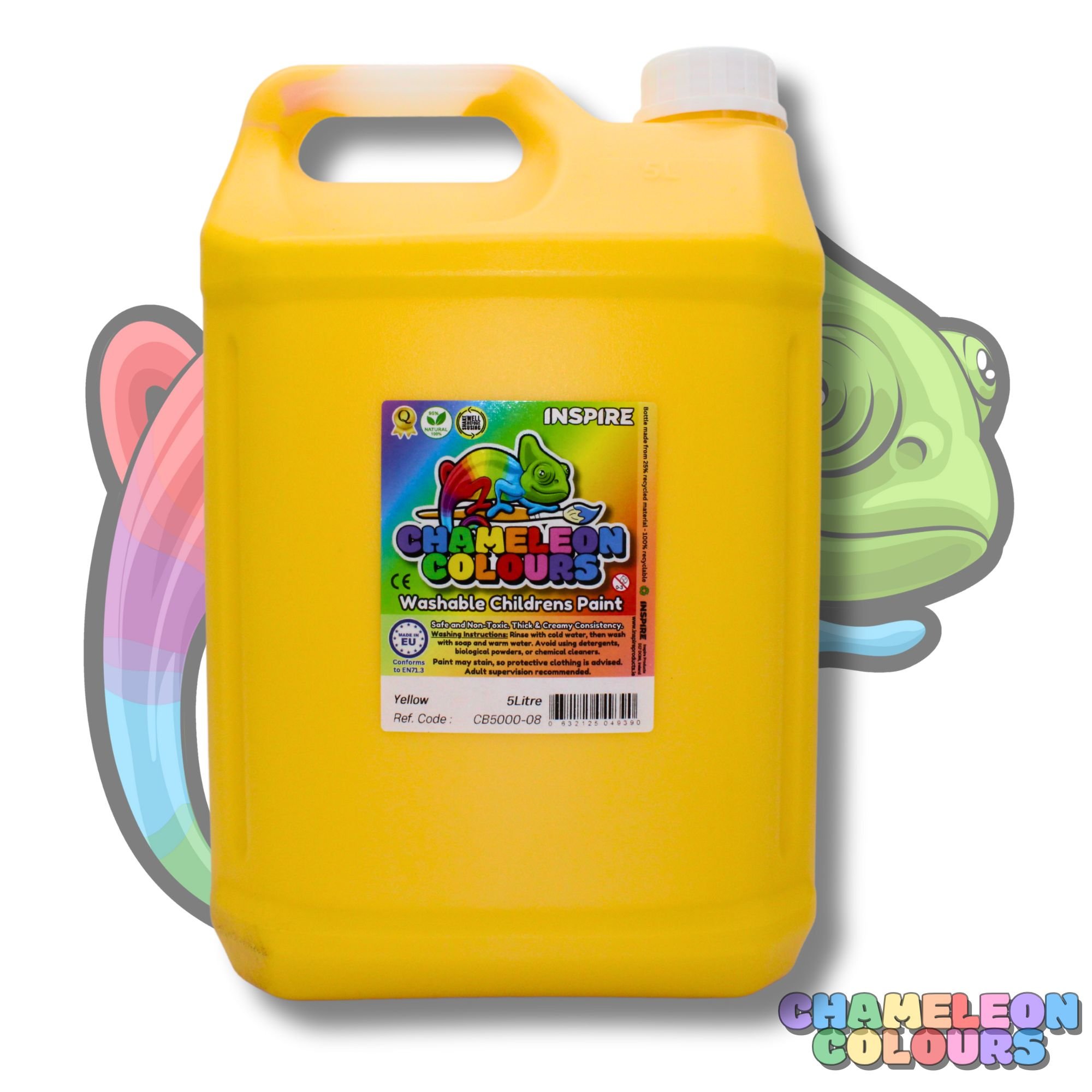 Washable Poster Paint 5000ml - Yellow