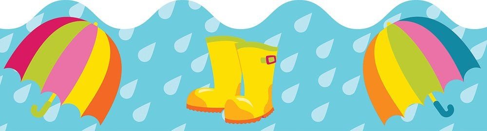 Scalloped Trimmer - Spring Shower