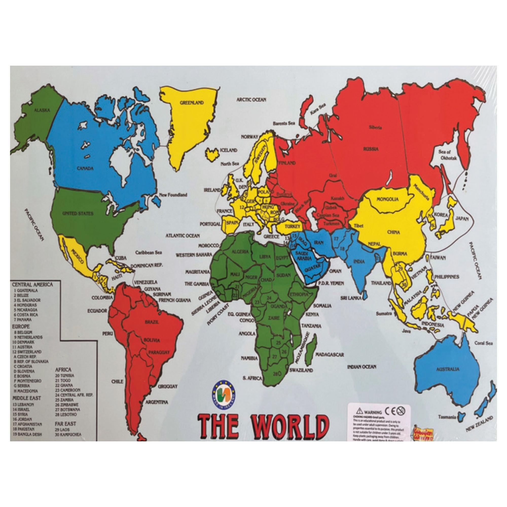 Jigsaw - Map Of The World 