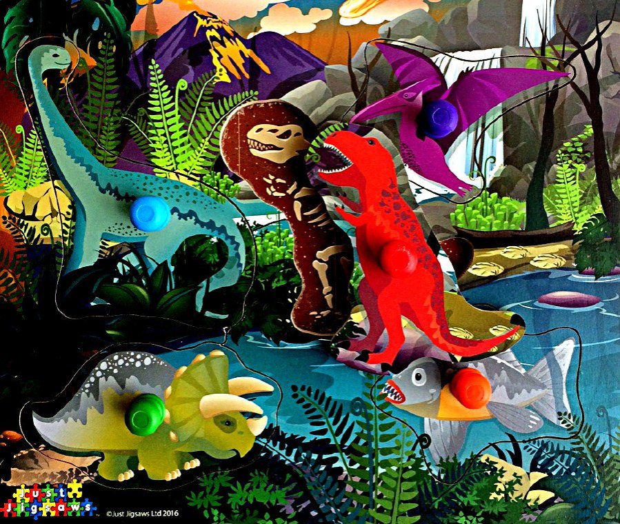 Pegboard - Dinosaurs (5 piece)