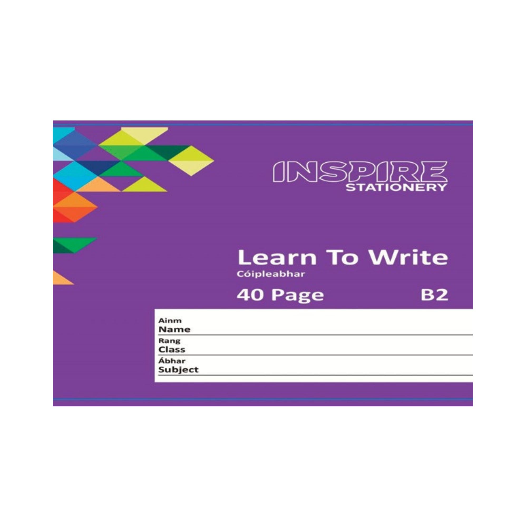 40pg B2 Learn To Write