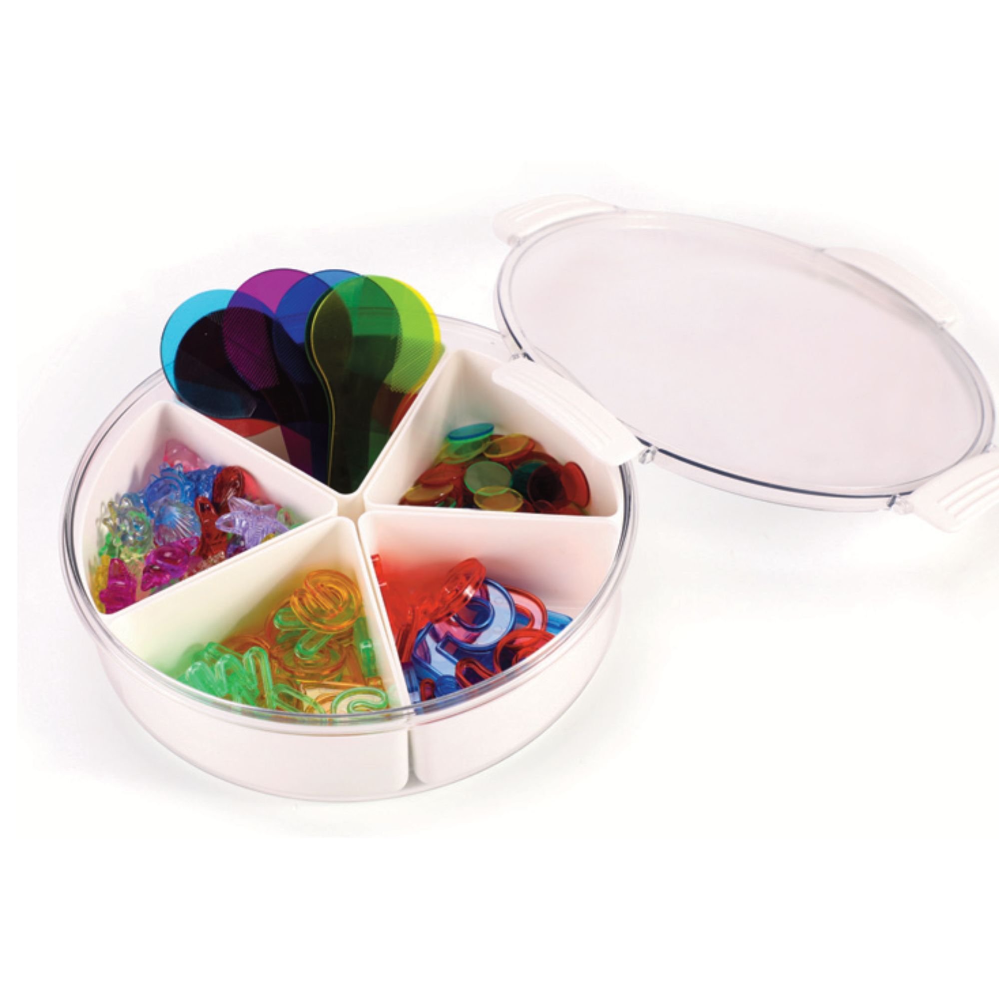 Sensory Bin Light Colours 