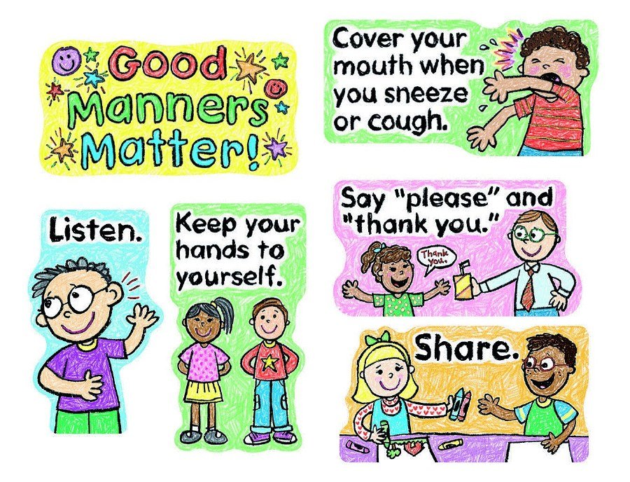 Mini Bulletin Board - Good Manners