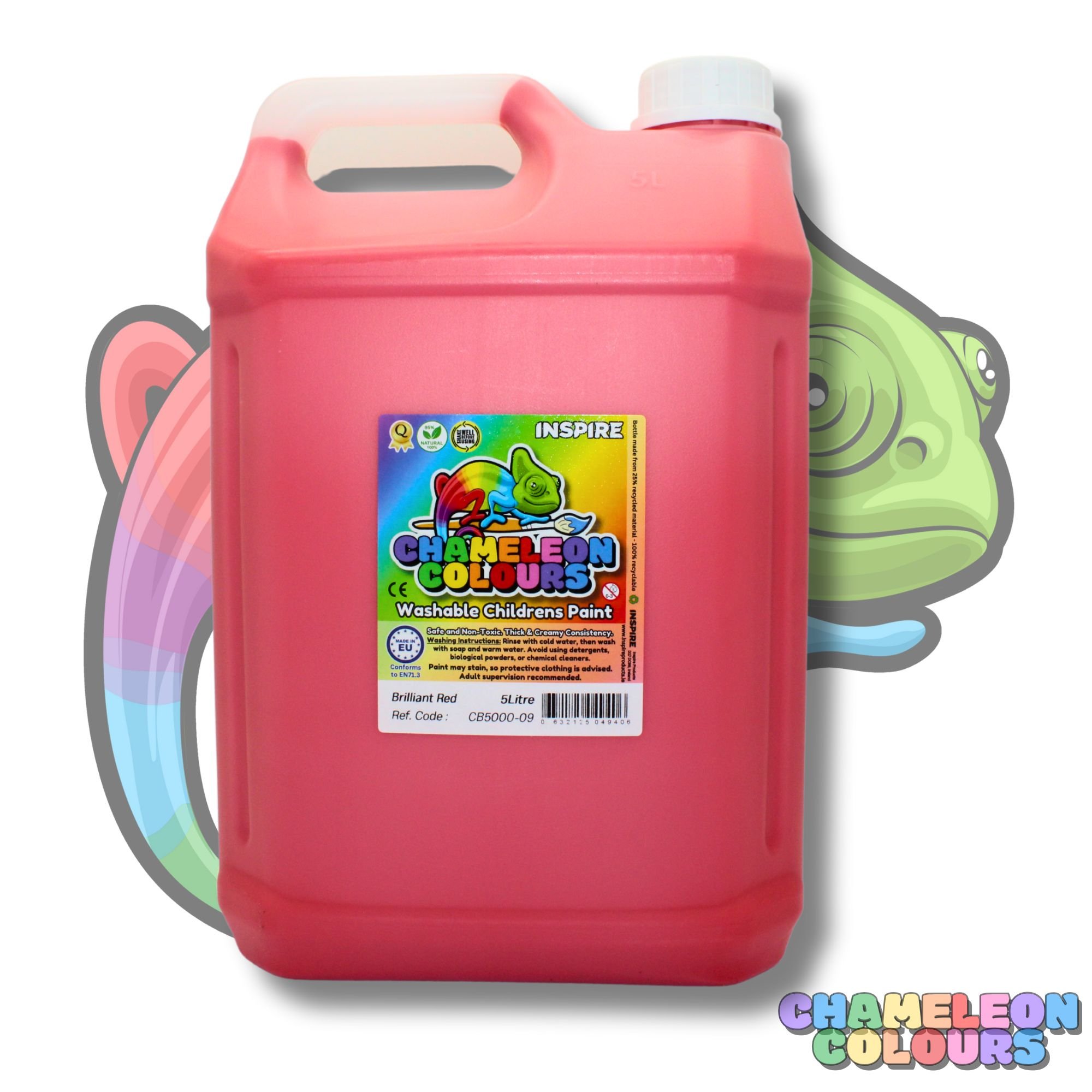Washable Poster Paint 5000ml - Red