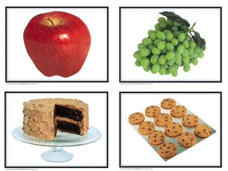 Language Cards - Nouns Food