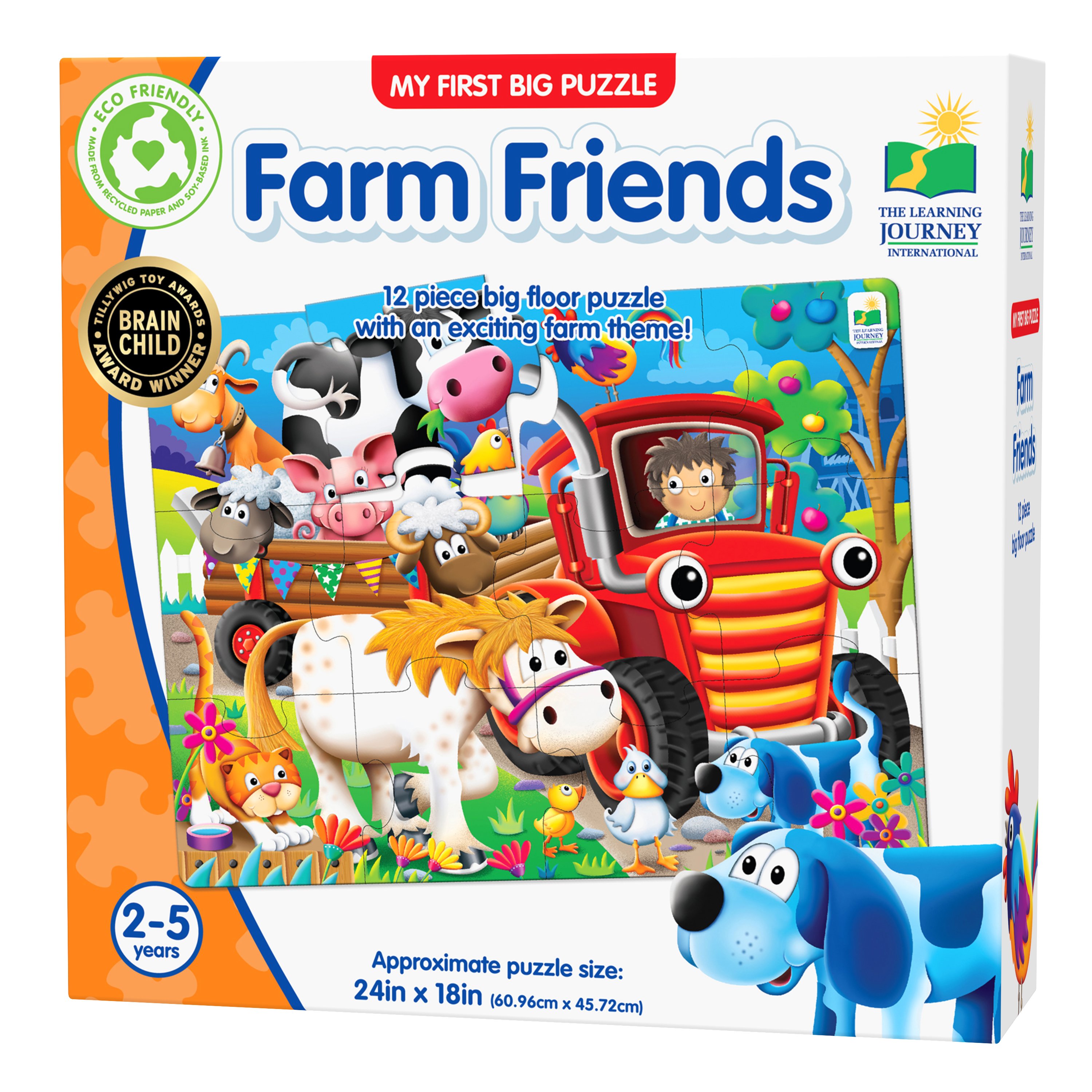 My First Big Puzzle - Farm Friends Floor Puzzle (12 piece)