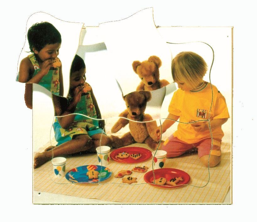 Wooden Tray Puzzle - Teddy Bear