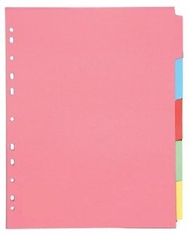 Subject Dividers - 5 part