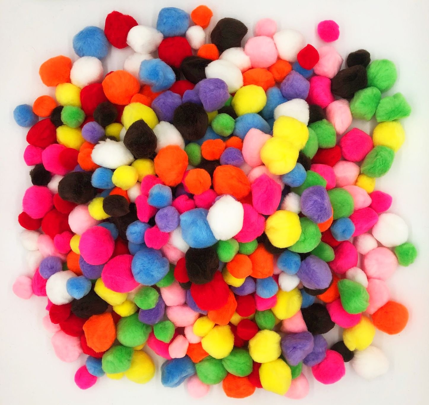 Pom Poms - Bumper Pack 25mm & 40mm (200 piece)