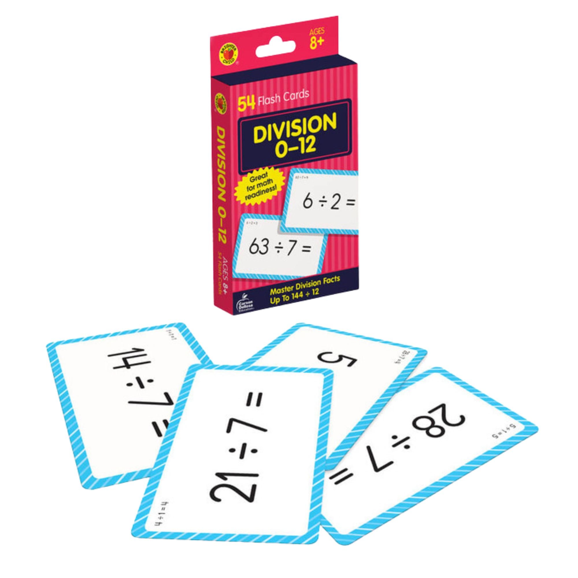 Flash Cards - Division 0-12