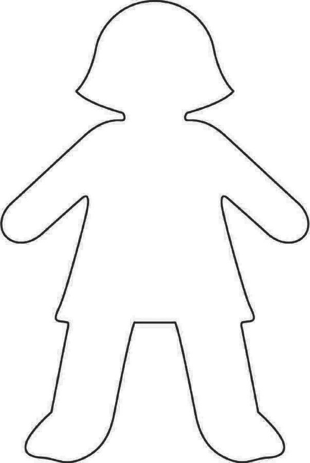 Girl Cut Out Shapes 12cm (10)
