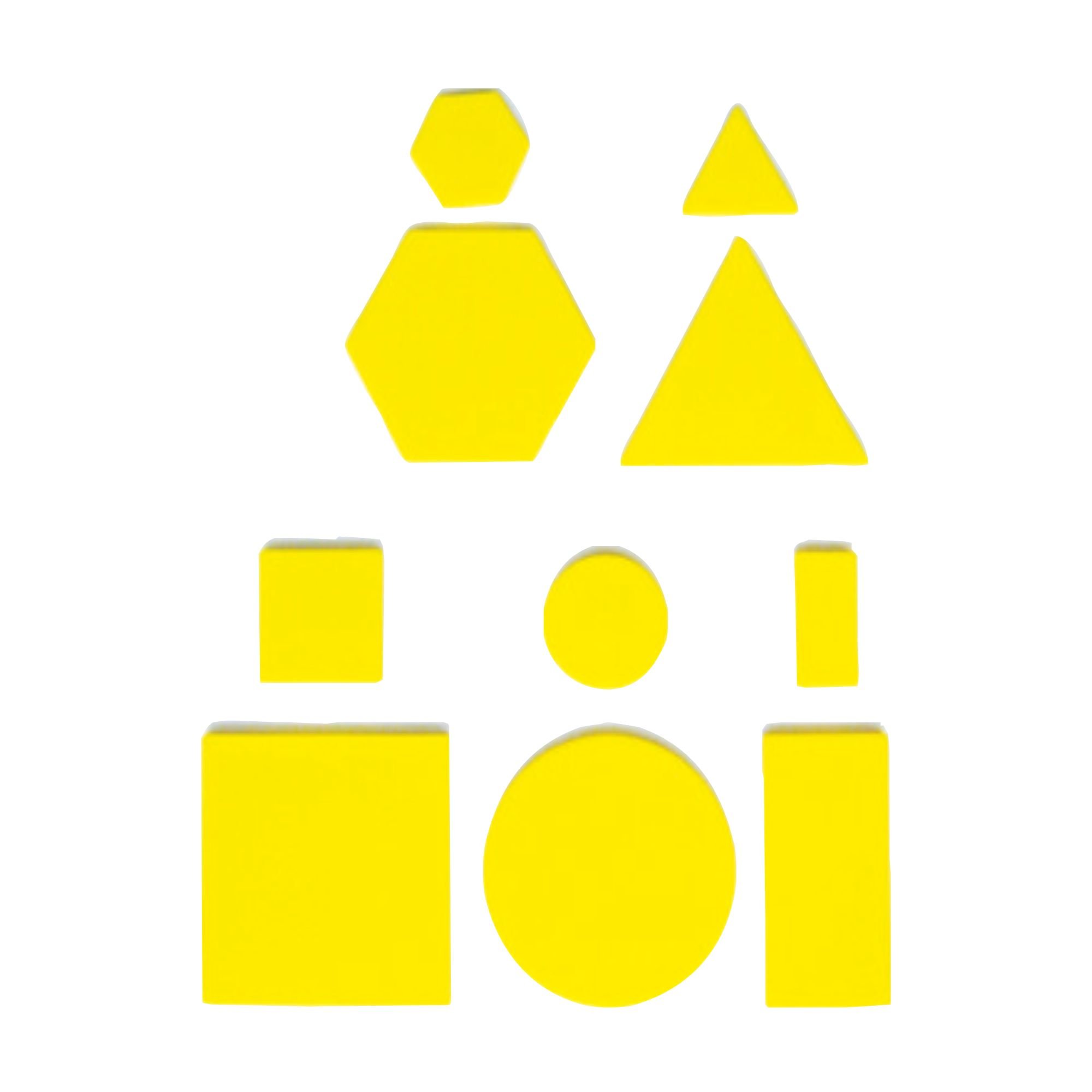 2D Shapes Yellow