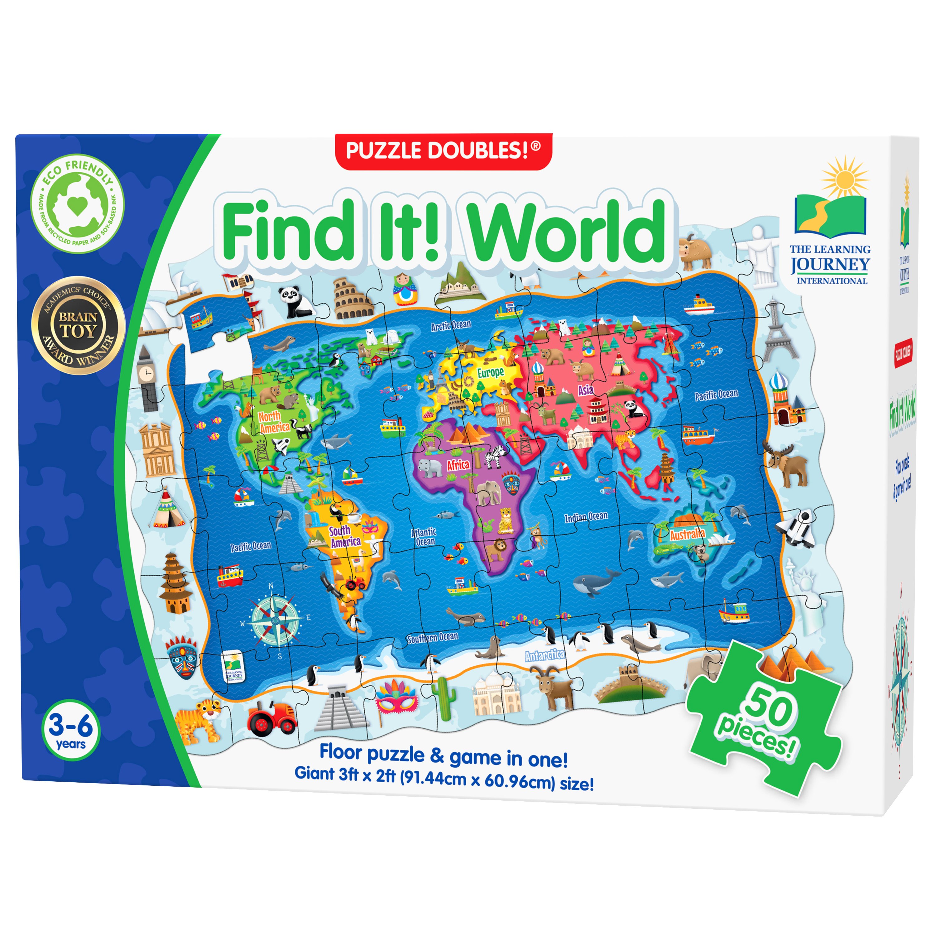 Puzzle Doubles - Find It! World Puzzle