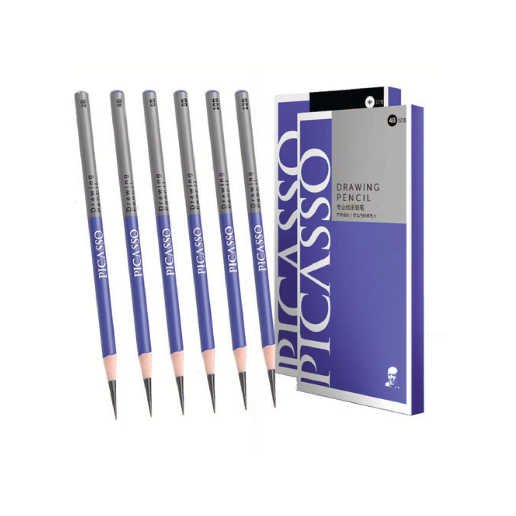 Picasso Sketching Pencils 6B Set (12)