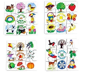 Junior Wooden Jigsaw - Seasons (Set of 4)