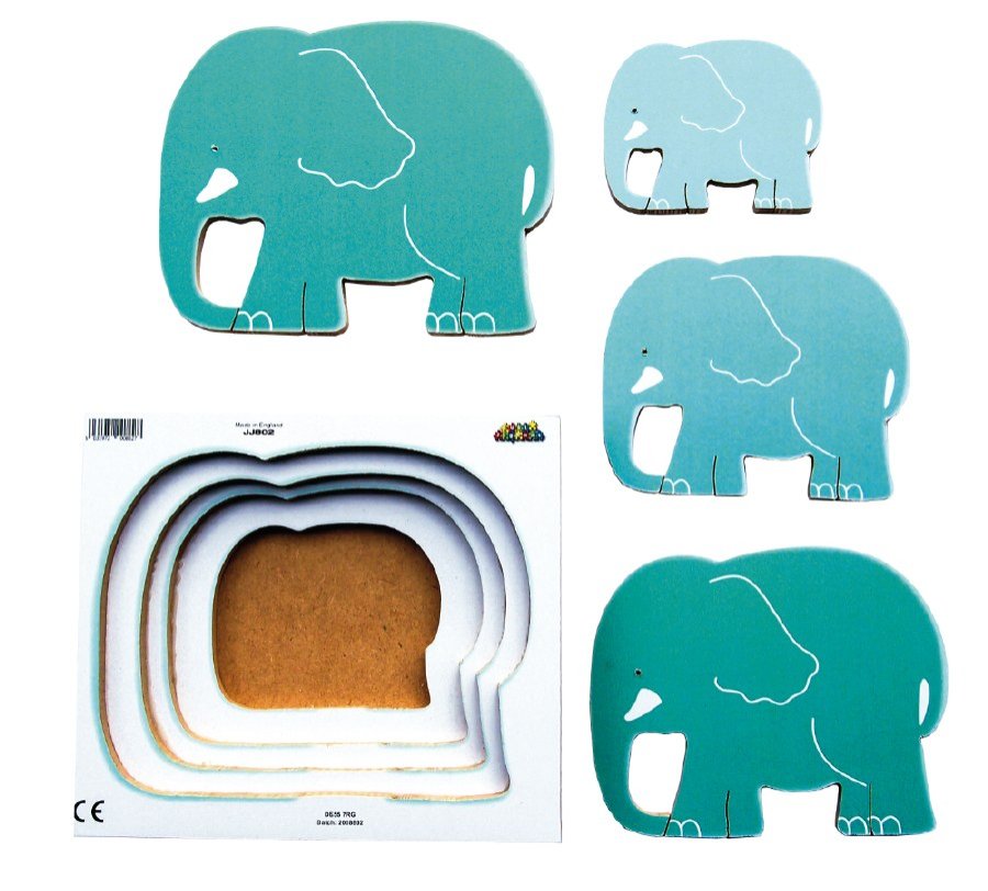 Jigsaw - Elephant Sequencing (4 Piece)
